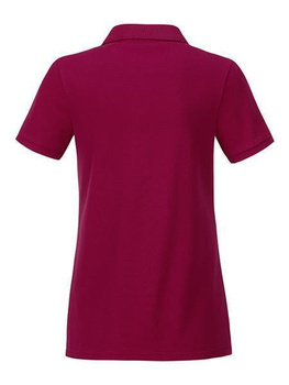 Damen Basic Poloshirt aus Bio Baumwolle ~ weinrot XL