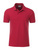 Herren Basic Poloshirt aus Bio Baumwolle ~ karmin-rot-melange L