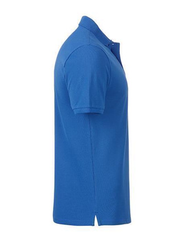 Herren Basic Poloshirt aus Bio Baumwolle ~ kobaltblau L