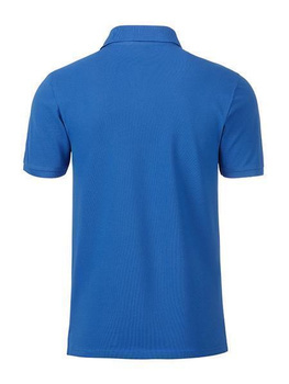 Herren Basic Poloshirt aus Bio Baumwolle ~ kobaltblau XXL
