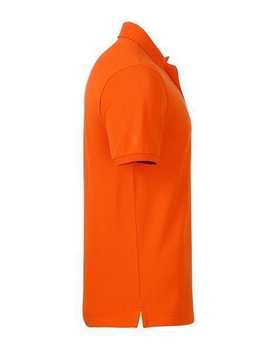 Herren Basic Poloshirt aus Bio Baumwolle ~ dunkelorange XL