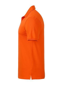 Herren Basic Poloshirt aus Bio Baumwolle ~ dunkelorange XL