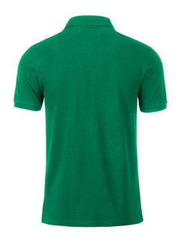 Herren Basic Poloshirt aus Bio Baumwolle ~ irish-grn XL