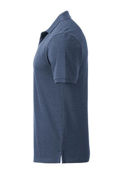 Herren Basic Poloshirt aus Bio Baumwolle ~ hell-denim-melange XXL