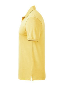 Herren Basic Poloshirt aus Bio Baumwolle ~ hell-gelb S