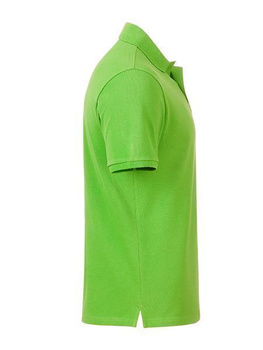 Herren Basic Poloshirt aus Bio Baumwolle ~ lime-grün XXL