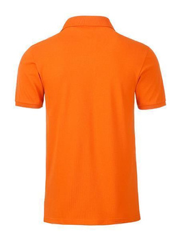 Herren Basic Poloshirt aus Bio Baumwolle ~ orange S