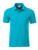 Herren Basic Poloshirt aus Bio Baumwolle ~ türkis XL