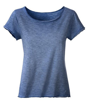 Damen Vintage Shirt aus Bio-Baumwolle ~ denim XS
