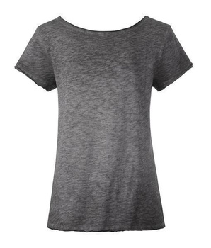 Damen Vintage Shirt aus Bio-Baumwolle ~ graphite XS