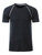 Herren Funktions-Sport T-Shirt ~ schwarz/weiß XXL