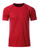 Herren Funktions-Sport T-Shirt ~ rot/schwarz S