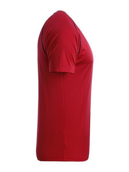 Herren Funktions-Sport T-Shirt ~ rot/schwarz XL