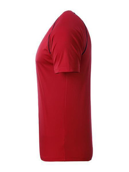 Herren Funktions-Sport T-Shirt ~ rot/schwarz XL