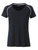 Damen Funktions-Sport T-Shirt ~ schwarz/weiß XXL