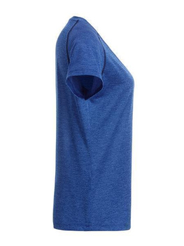 Damen Funktions-Sport T-Shirt ~ blau-melange/navy L