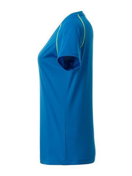Damen Funktions-Sport T-Shirt ~ bright-blau/bright-gelb L