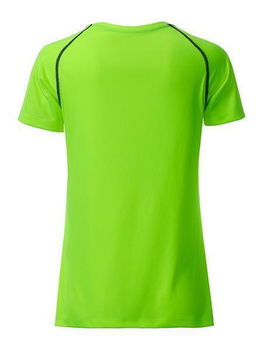 Damen Funktions-Sport T-Shirt ~ bright-grn/schwarz L