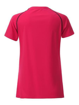 Damen Funktions-Sport T-Shirt ~ bright-pink/titan XXL