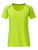 Damen Funktions-Sport T-Shirt ~ bright-gelb/bright-blau L