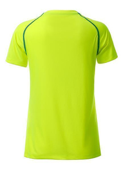 Damen Funktions-Sport T-Shirt ~ bright-gelb/bright-blau XL
