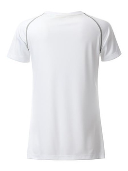 Damen Funktions-Sport T-Shirt ~ wei/silver XXL