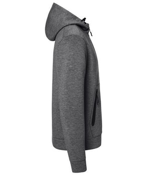 Herren Kapuzen Hooded Jacket ~ dark-melange M