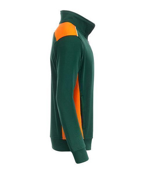 Herren Atbeits- Sweatjacket-Level 2 ~ dunkelgrn/orange XS
