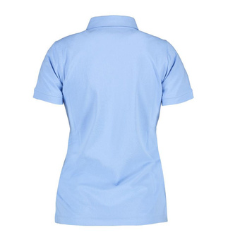 Business Damen Poloshirt | Stretch ~ Hellblau 2XL