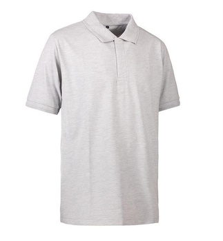 PRO Wear Poloshirt|Druckknpfe ~ Grau meliert 2XL