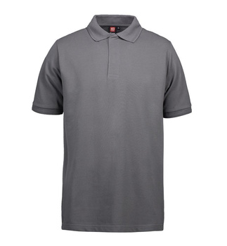 PRO Wear Poloshirt|Druckknpfe ~ Silber grau XS