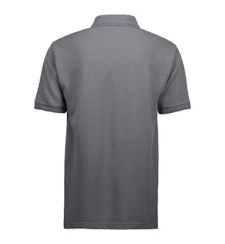 PRO Wear Poloshirt|Druckknpfe ~ Silber grau L