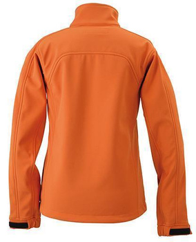 Trendige Damen Jacke aus Softshell ~ pop-orange L