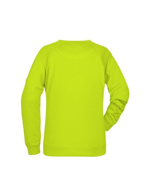 Damen Sweatshirt aus Bio-Baumwolle ~ acid-gelb XS