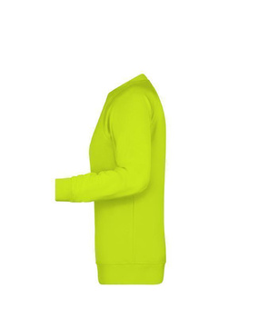 Damen Sweatshirt aus Bio-Baumwolle ~ acid-gelb XXL
