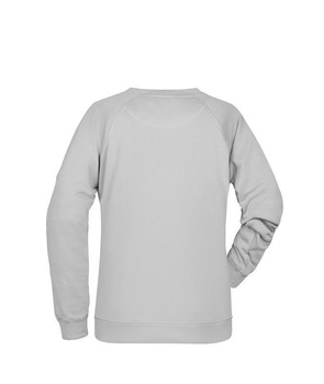 Damen Sweatshirt aus Bio-Baumwolle ~ ash XS