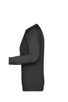 Damen Sweatshirt aus Bio-Baumwolle ~ schwarz XXL