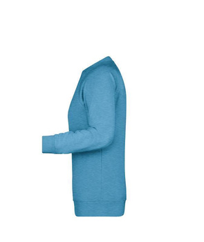 Damen Sweatshirt aus Bio-Baumwolle ~ glacier-melange L