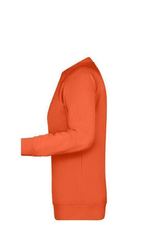 Damen Sweatshirt aus Bio-Baumwolle ~ orange M
