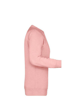 Damen Sweatshirt aus Bio-Baumwolle ~ rose-melange XS