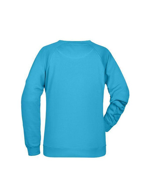 Damen Sweatshirt aus Bio-Baumwolle ~ trkis XS