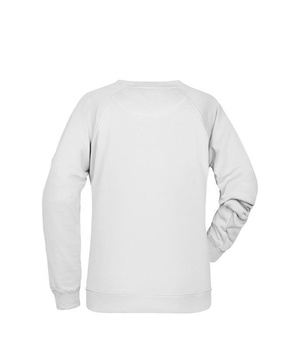 Damen Sweatshirt aus Bio-Baumwolle ~ wei XS