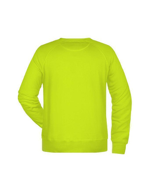 Herren Sweatshirt aus Bio-Baumwolle ~ acid-gelb S