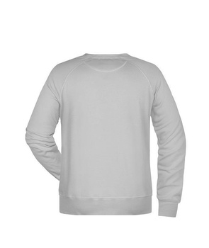 Herren Sweatshirt aus Bio-Baumwolle ~ ash M