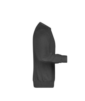 Herren Sweatshirt aus Bio-Baumwolle ~ schwarz-heather M