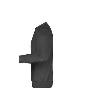 Herren Sweatshirt aus Bio-Baumwolle ~ schwarz-heather XL