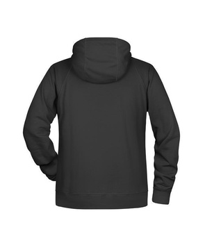 Herren Kapuzensweater aus Bio Baumwolle ~ schwarz XXL