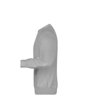 Herren Sweatshirt aus Bio-Baumwolle ~ grau-heather S