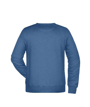 Herren Sweatshirt aus Bio-Baumwolle ~ light-denim-melange S
