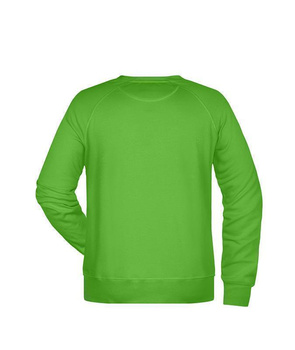 Herren Sweatshirt aus Bio-Baumwolle ~ lime-grn L